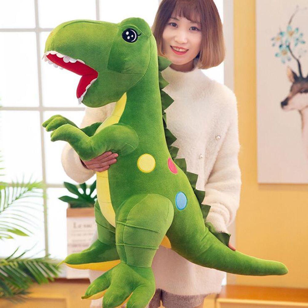 Back2life หมอนตุ๊กตานุ่ม รูปการ์ตูนไดโนเสาร์ Tyrannosaurus Rex ใส่สบาย เหมาะกับของขวัญวันเกิด สําหรับตกแต่งสํานักงาน เตียงเด็ก ราคา ถูกที่สุด ดีลบีเคเค แกลเลอรีภาพที่ 6