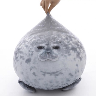 📣 พร้อมส่ง ตุ๊กตาแมวน้ำอุ๋งๆ ตุ๊กตาแมวน้ำ แมวน้ำ หมอน หมอนกอด ตุ๊กตาตัวใหญ่ ตุ๊กตา ตุ๊กตาผ้า ตุ๊กตายัดนุ่น รูปสัตว์ 🚀
