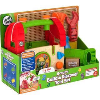 Leap Frogชุดเครื่องมือจำลองการเล่นของเด็กๆ Scouts Build &amp; Discover Tool Set