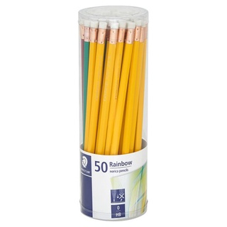 ว๊าว🍟 สเต็ดเล่อร์ เรนโบว์ ดินสอไม้ HB 50 แท่ง Staedtler Rainbow HB Pencils 50pcs