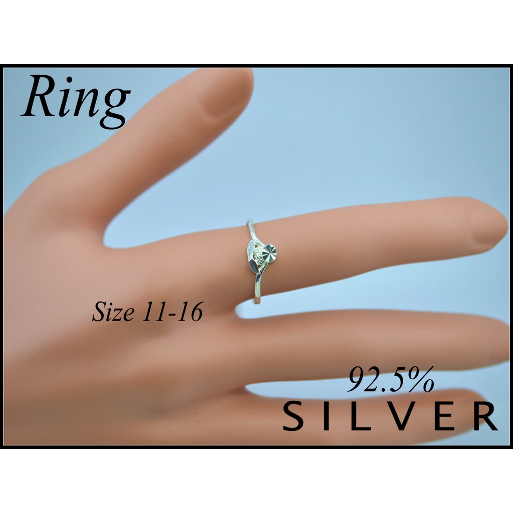 แหวนเงิน 925 สําหรับสุภาพสตรี (Cincin Perak Tulen 925)