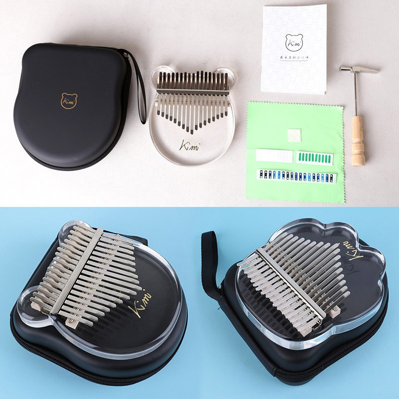 พร้อมส่ง】Kimi 17-Keys Kalimba thumb piano เปียโน คีย์บอร์ด ...