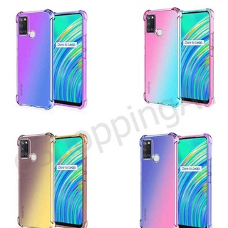 เคส realme 7i realme c17 เคสมือถือกรอบยางไล่เฉดสีพร้อมส่ง กรอบมือถือส่งของในไทย