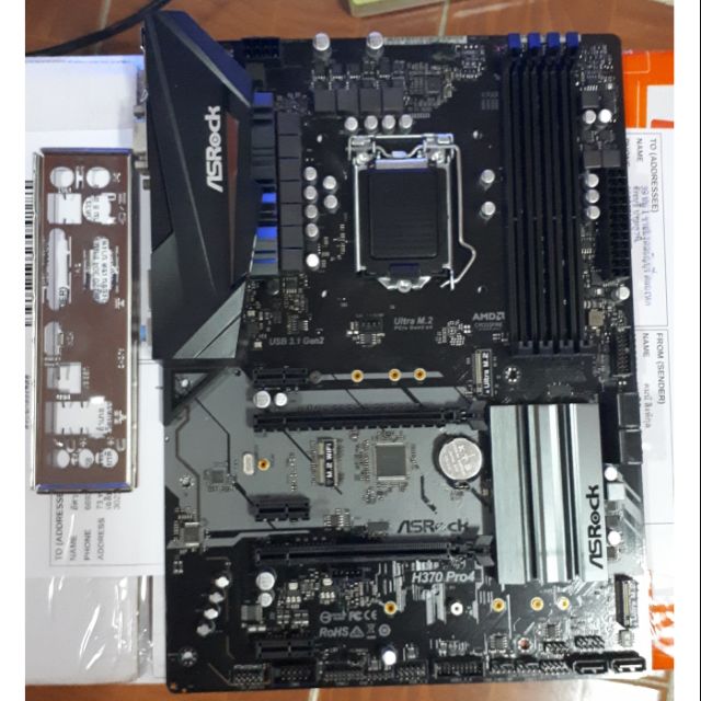 MAINBOARD (เมนบอร์ด) 1151 ASROCK H370 PRO4