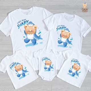 เสื้อครอบครัวพี่หมีลาย BABY BEAR SHARK น่ารัก (TS134)