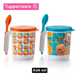 แก้วน้ำมีฝาและช้อน Tupperware รุ่น Illumina Mugs (2) 350ml with Spoon (2)