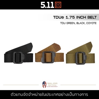 5.11 Tactical - TDU® 1 3/4 Inch Belt เข็มขัดผู้ชาย เข็มขัดไนลอน หัวพลาสติก รับน้ำหนักได้มาก สายรัดสัมภาระ เบา ปรับได้