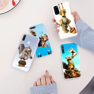 Ml-132 เคสโทรศัพท์มือถือแบบนิ่ม ใส ลาย Ice Age Scrat สําหรับ Samsung A04 A04S A14 A23 A34 A54 A52 A72