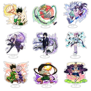 Js โมเดลฟิกเกอร์อะคริลิค รูปอนิเมะ HUNTERXHUNTER สําหรับตกแต่งโต๊ะ