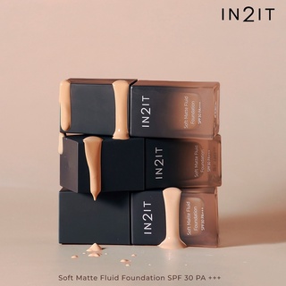 IN2IT Soft Matte Fluid Foundation SPF30 PA+++ ครีมรองพื้นอินทูอิทใหม่ล่าสุด