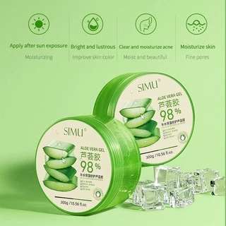 🌵Aloe vera gel 100%🌵300ml ว่านหางจระเข้ Aloe vera gel moisturizing and hydrating ของแท้ 100%