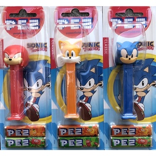 ลูกอมรสผลไม้ PEZ (เพซ) รสมะนาว และส้ม ลาย SONIC 2022 🍭