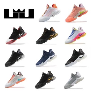 Nike LeBron 19 รองเท้าผ้าใบระบายอากาศได้ดี รองเท้าบาส