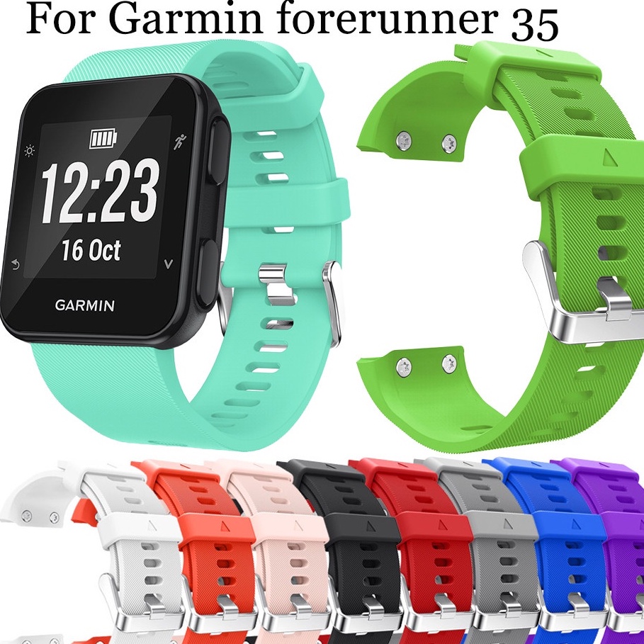 สายนาฬิกาข้อมือซิลิโคน แบบเปลี่ยน สําหรับ Garmin Forerunner 35 Smart Watch Garmin Forerunner 35