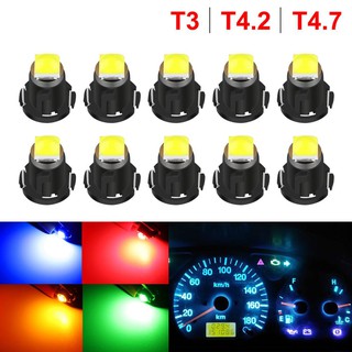 หลอดไฟ led T5 T3 T4.2 W3W T4.7 led 3030 สําหรับติดรถยนต์