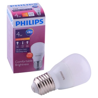 หลอดไฟ LED PHILIPS BULB 4วัตต์ สีเหลือง