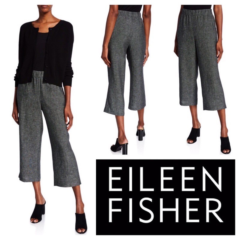 Eileen FISHER กางเกง culotte (สีเทาเข้ม)