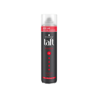 Schwarzkopf TAFT Power Spray สเปรย์จัดแต่งทรงผม สูตรพาวเวอร์สเปรย์ 400 มล.