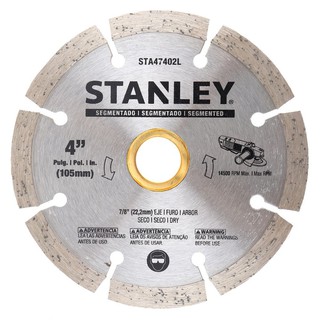 แผ่นตัดเพชรเเห้ง STANLEY STA47402L 4"