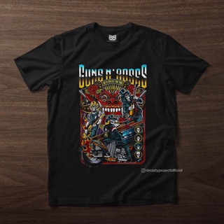 เสื้อยืด ผ้าฝ้าย พิมพ์ลาย Gnr Motorbike Premium Combed สําหรับผู้ชาย