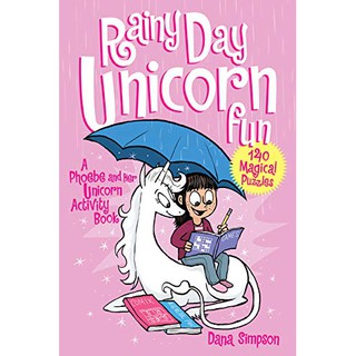 Rainy Day Unicorn Fun : A Phoebe and Her Unicorn Puzzle Book (ACT CSM) [Paperback] หนังสือภาษาอังกฤษ พร้อมส่ง