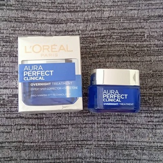 Loreal Aura Perfect Clinical Over Night Treatment ลอรีอัล ปารีส ออร่า เพอร์เฟ็คท์ คลีนิคอล โอเวอร์ ไนท์ ทรีทเมนท์ 50 มล.