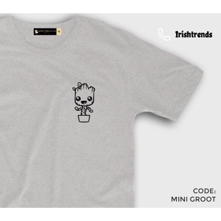 เสื้อยืดมินิ groot / เสื้อเชิ้ต / tees / คําสั่ง / highquality / unisex / อินเทรนด์ / ปรับแต่ง  AA6