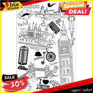 สติ๊กเกอร์ลอกน้ำ DIY HOME L&amp;S LONDON 34X47 ซม. สติ๊กเกอร์ DIY WALL DECAL HOME L&amp;S LONDON 34X47CM