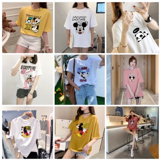 🧡ขายส่ง 65🧡เสื้อยืดมิกกี้ พร้อมส่งผ้านิ่มเด้ง