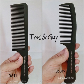 หวีอีโต้ Toni&amp;Guy หวีสีดำ หวีไฟเบอร์ หวีทนความร้อน หวีสางผม