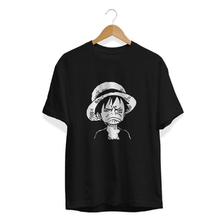 เสื้อยืด ผ้าฝ้าย พิมพ์ลาย ONE PIECE LUFFY Squeaky COTTON COMBED 30S สําหรับผู้ชาย ผู้หญิง