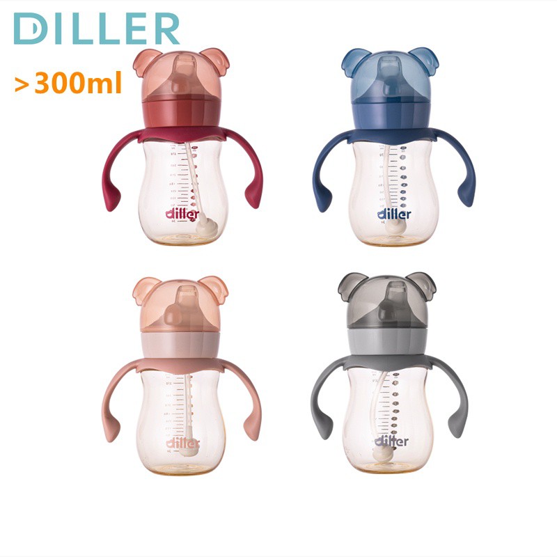 Diller 300มล.ขวดนม Bpa Free Ppsu สําหรับเด็กทารก D-P4006