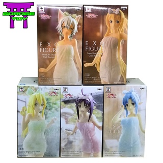 ฟิกเกอร์แท้ SET 5 ตัว SWORD ART ONLINE [BATH TOWEL] - CODE REGISTER EXQ FIGURE