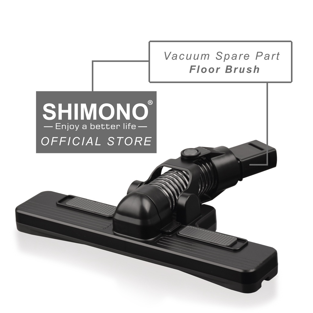 Shimono Pro อะไหล่เครื่องดูดฝุ่นไซโคลน SVC 1019L SVC1022 SVC1025 SVC1027 - แปรงถูพื้น สีดํา และสีขาว