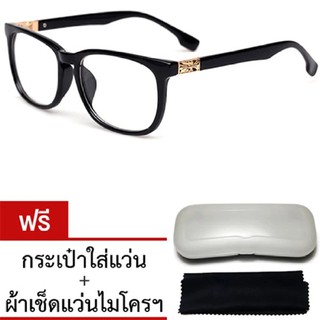 Newstyle Glassesกรอบแว่นตา รุ่น JP320 (Black/Clear Lens)