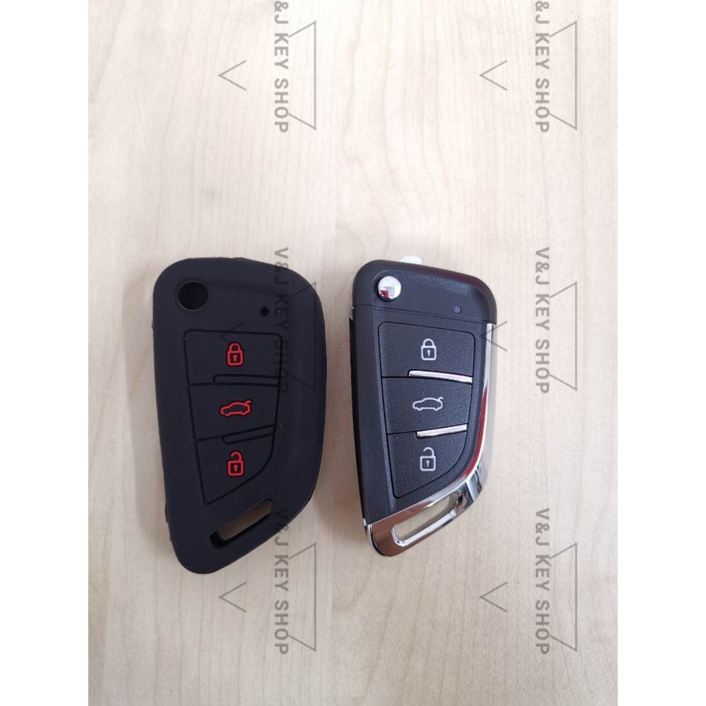 การออกแบบฝาครอบซิลิโคนสําหรับ PROTON/PERODUA/HONDA/TOYOTA/NISSAN กุญแจ Flip