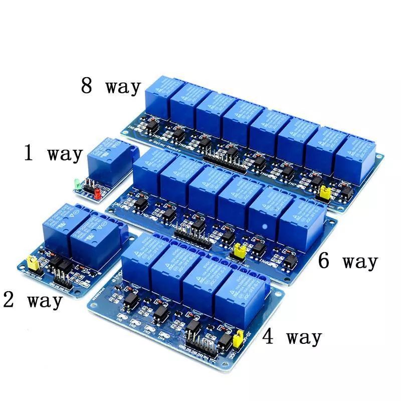 5V 12V 1 2 4 6 8ช่องรีเลย์โมดูล Optocoupler Relay Output 1 2 4 6 8รีเลย์โมดูลสำหรับ Arduino