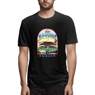 เสื้ เสื้อยืดแขนสั้นลําลอง คอกลม ผ้าฝ้าย พิมพ์ลาย Kahuna Burger Pulp Fiction แฟชั่นฤดูร้อน สําหรับผู้ชายS-5XL