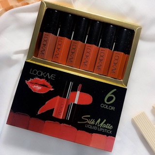 LOOKAVE Silk Matte 6 สี 6 แท่ง 🌟