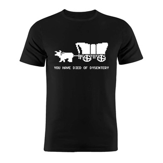 เสื้อยืด ผ้าฝ้าย พิมพ์ลาย The Oregon Trail สไตล์เรโทร สําหรับผู้ชาย