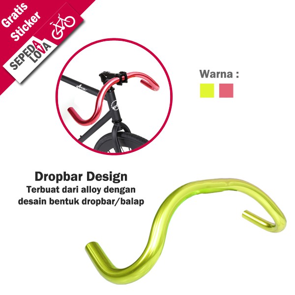 แฮนด์จักรยาน Dropbar Racing Fixie