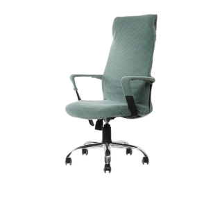 Office Chair Cover ผ้าคลุมเก้าอี้ พร้อมปลอกหุ้มที่เท้าแขน ถอดได้ สำหรับเก้าอี้สำนักงาน เก้าอี้คอมพิวเตอร์ ขนาด XL L