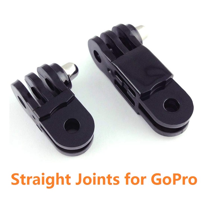 ข้อต่อตรง แบบสั้น 1 ยาว + 1 สําหรับกล้องแอคชั่น GoPro อะแดปเตอร์เมาท์แขนหมุนทิศทางต่างกัน
