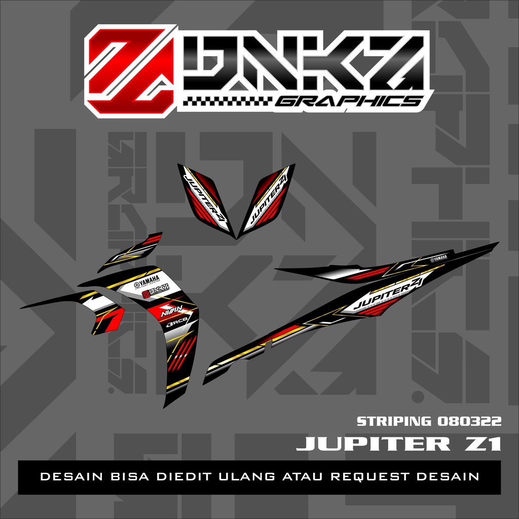 Jupiter Z1 Lagenda 115Z Jupiter RC Decal Striping Jupiter Z1 Premium Racing ST080322 DNKZ