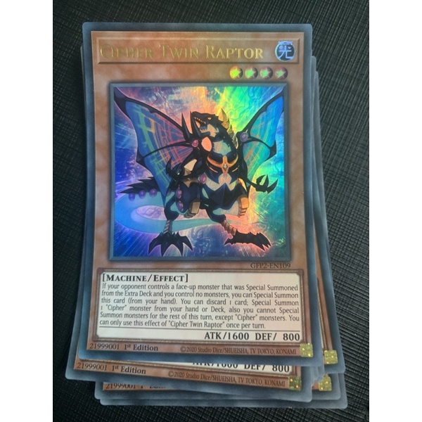 โพสต์ Yugioh: cipher twin raptor
