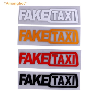 Amonghot&gt; สติกเกอร์ไวนิล FAKE TAXI FakeTaxi สําหรับตกแต่งรถยนต์ รถตู้ 1 ชิ้น
 ใหม่