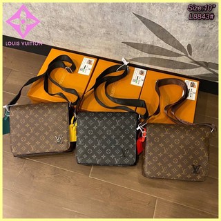 กระเป๋าสะพายข้างผู้ชาย Louisvuitton งานพร้อมกล่อง📦Mirror ✅ ไซค์10”