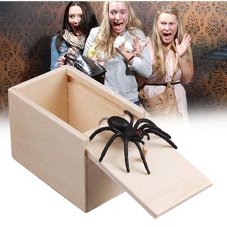 ของเล่น กล่องเซอร์ไพรส์ แมงมุมสุดฮา แกล้งคน - spider Box prank