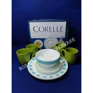 Corelle South Beach 16 pcs. / จานชุด ลายเซ้าน์ บีช 16 ชิ้น