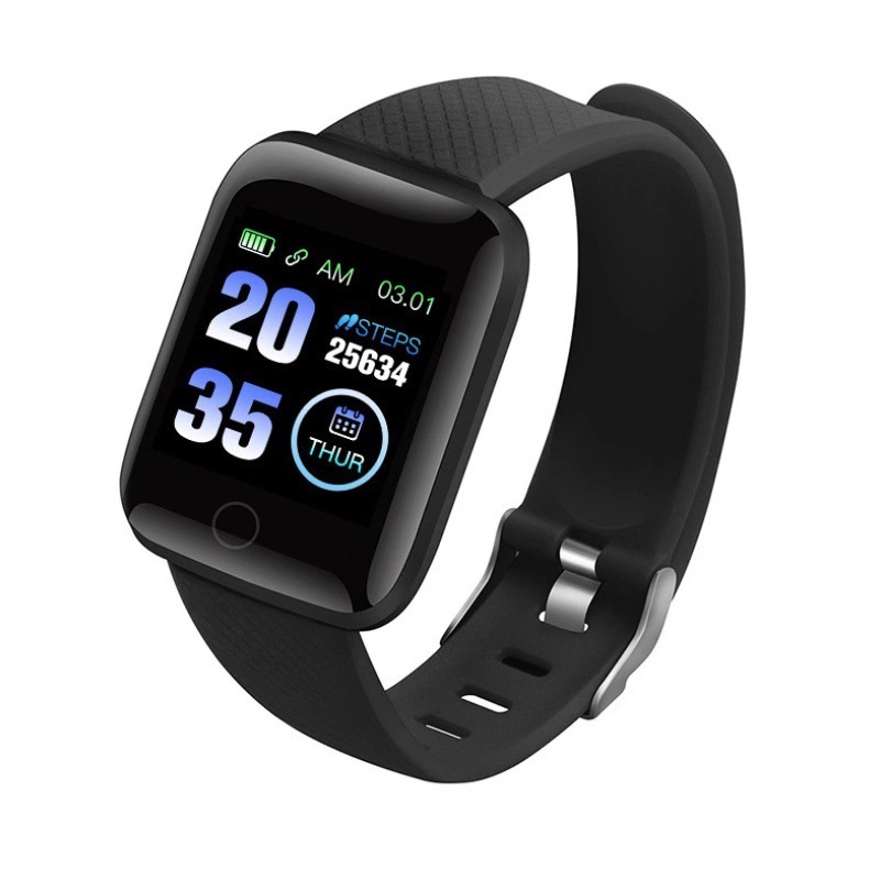 116 Plus Smart Watch (heart rate, blood pressure, ECG monitoring,Stopwatch timing, Bluetooth, Full screen touch)